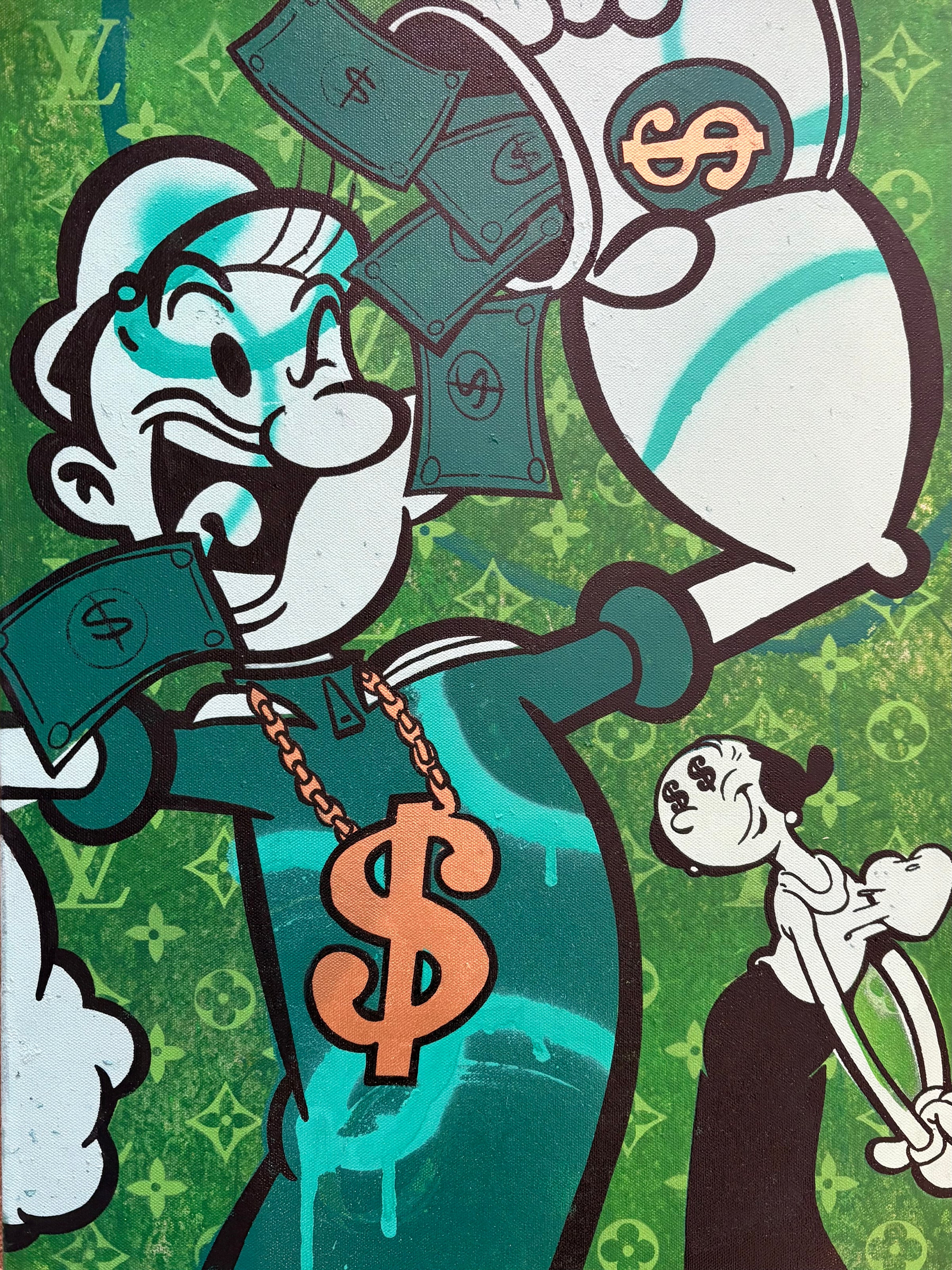 Pitch Black - For the Love of the Money, 2026 (Painting) - Ethos Arts Inc.