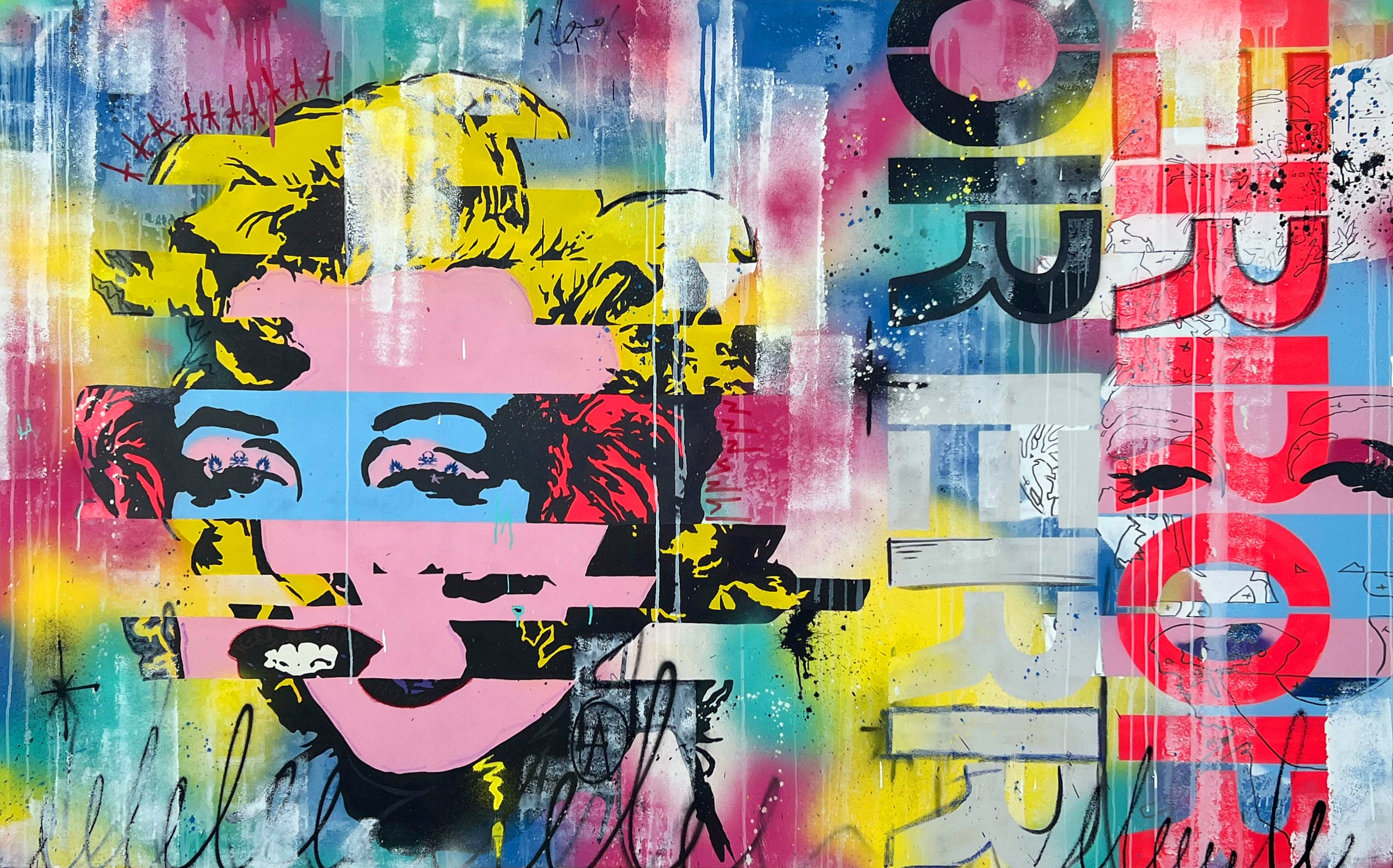 Artlord - Glitch Marilyn Error, 2024 () - Ethos Arts Inc.