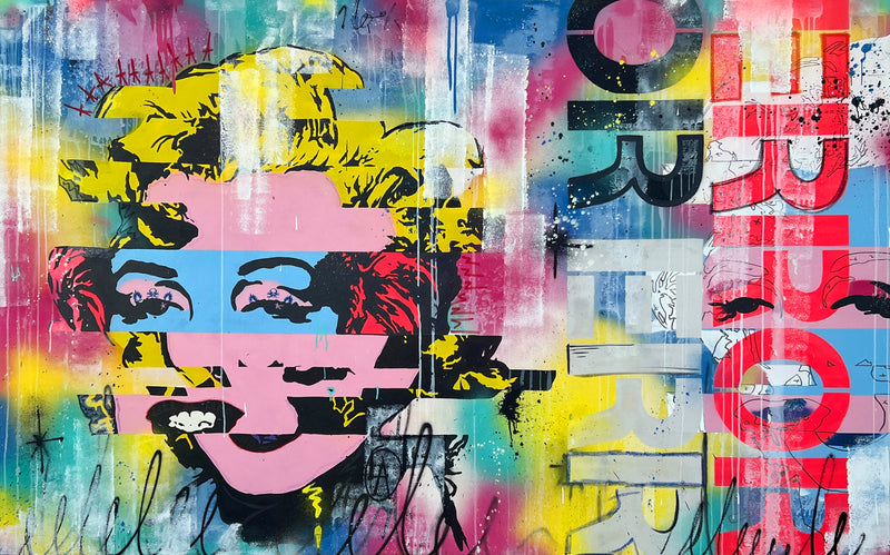 Artlord - Glitch Marilyn Error, 2024 () - Ethos Arts Inc.