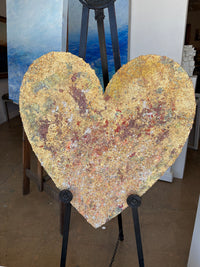 Georgeana Ireland - Heart of Gold, 2026 (Painting) - Ethos Arts Inc.