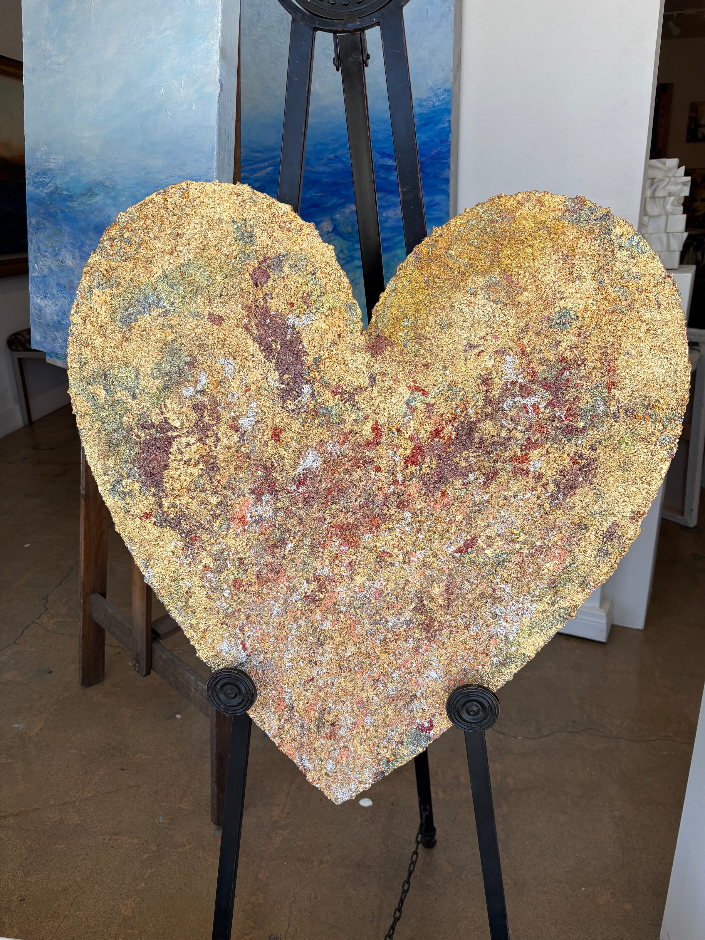 Georgeana Ireland - Heart of Gold, 2026 (Painting) - Ethos Arts Inc.