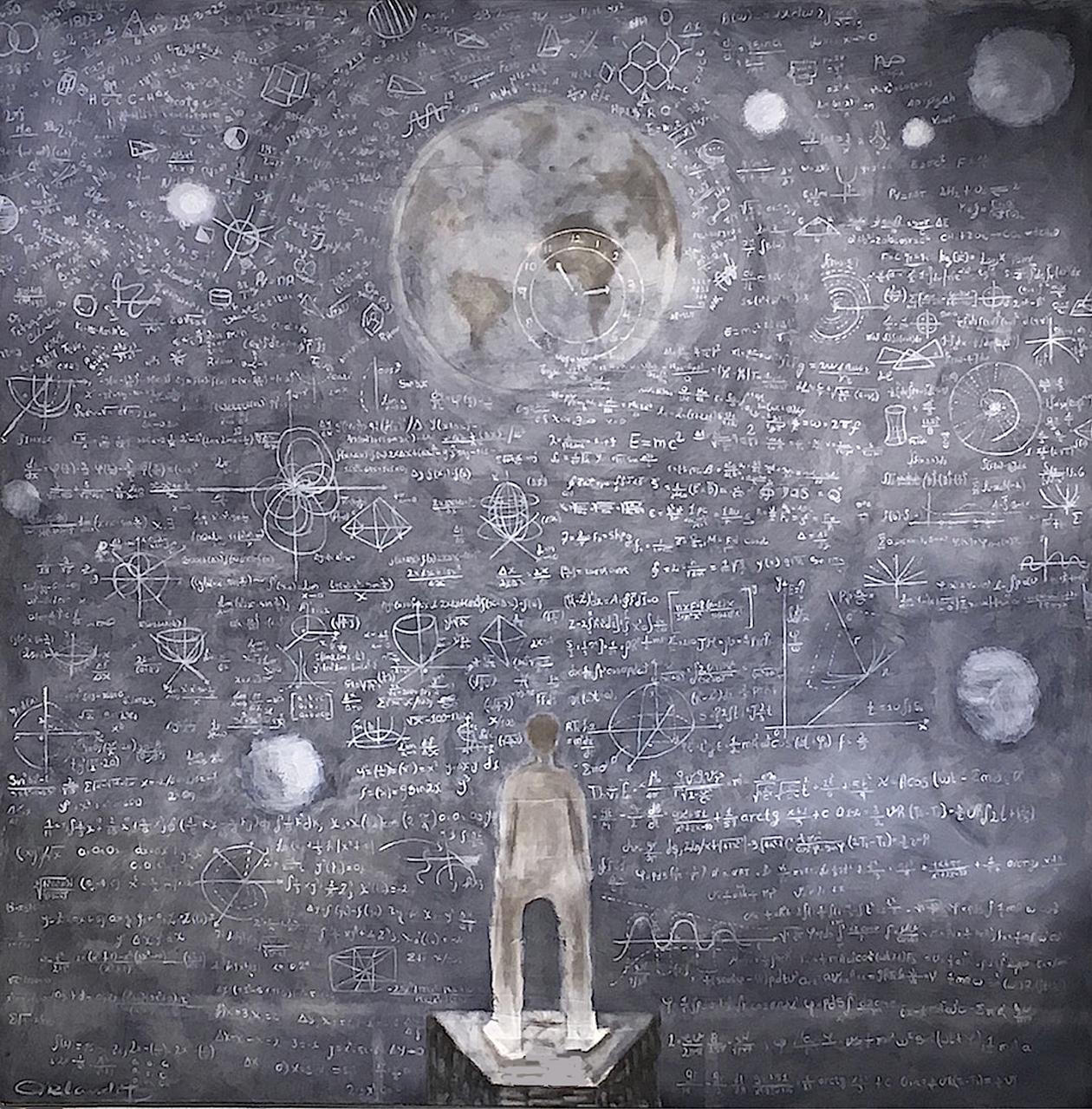 Orlando Agudelo-Botero - Science (Painting) - Ethos Arts Inc.