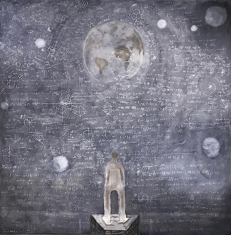 Orlando Agudelo-Botero - Science (Painting) - Ethos Arts Inc.