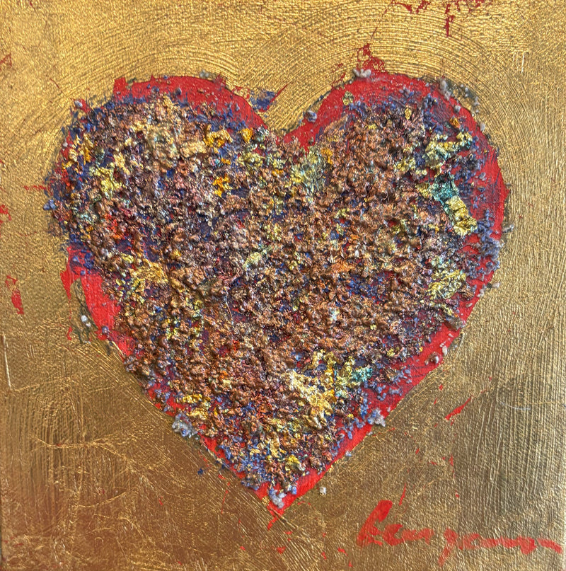 Medium 6" x 6" Heart for Haiti (Donation) - Ethos Arts Inc.