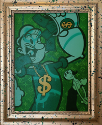 Pitch Black - For the Love of the Money, 2026 (Painting) - Ethos Arts Inc.