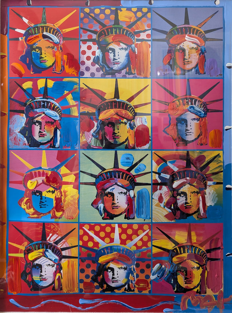 Peter Max - Liberty and Justice for All (Painting) - Ethos Arts Inc.