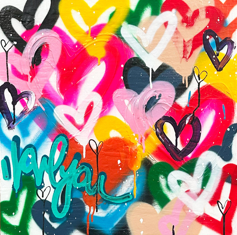 Amber Goldhammer - Love Wins Every Time, 2025 (Painting) - Ethos Arts Inc.