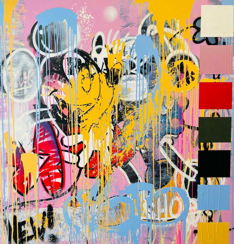 Artlord - Love is a Mess, 2022 (Painting) - Ethos Arts Inc.