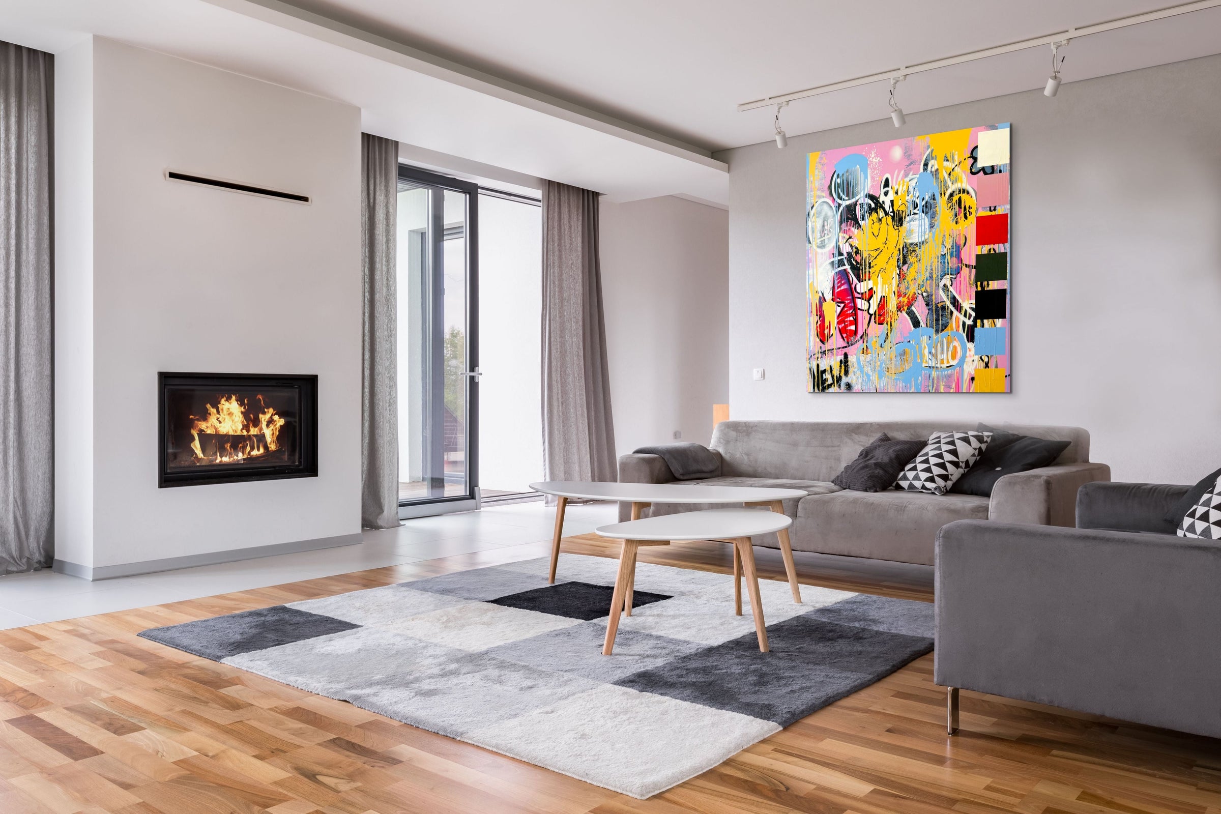 Artlord - Love is a Mess, 2022 (Painting) - Ethos Arts Inc.