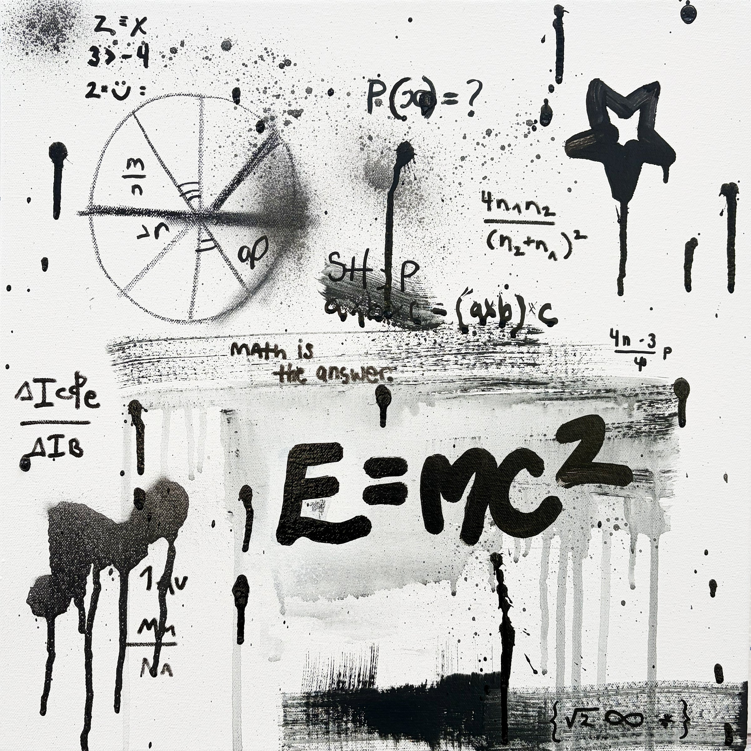 Amber Goldhammer - Math Genius 1, 2026 (Painting) - Ethos Arts Inc.