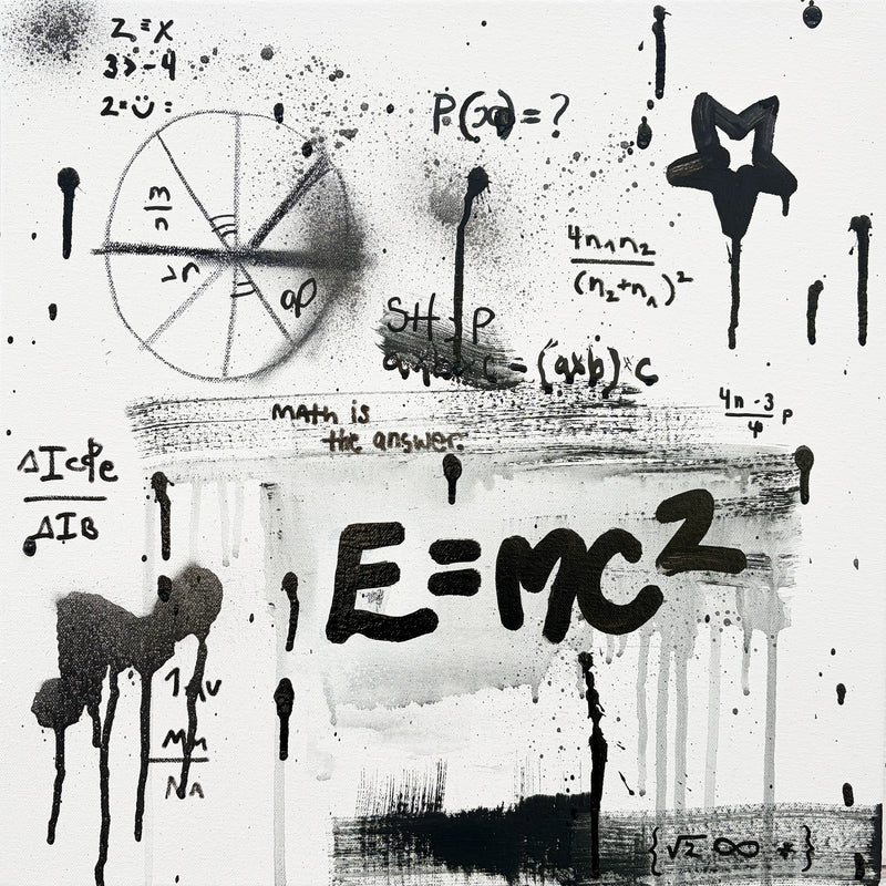 Amber Goldhammer - Math Genius 1, 2026 (Painting) - Ethos Arts Inc.