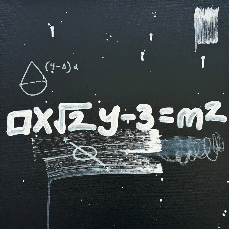 Amber Goldhammer - Math Genius 2, 2026 (Painting) - Ethos Arts Inc.