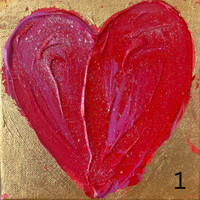 Medium 6" x 6" Heart for Haiti () - Ethos Arts Inc.