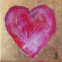 Medium 6" x 6" Heart for Haiti () - Ethos Arts Inc.