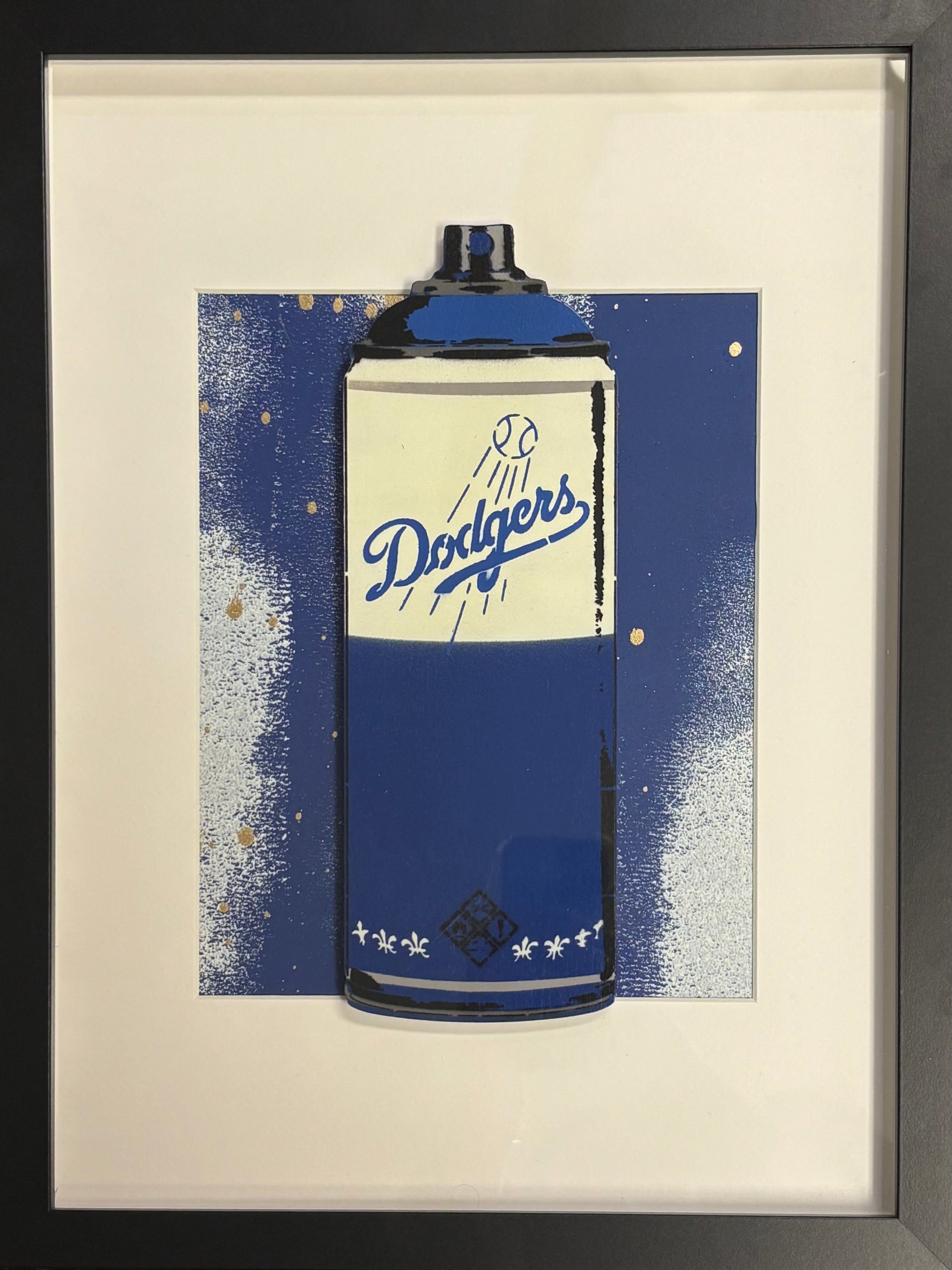 Artlord - Peasant Repellent (Dodger Blue), 2025 (Painting) - Ethos Arts Inc.