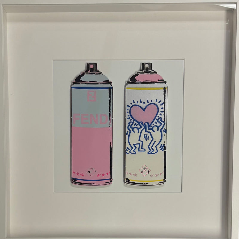 Artlord - Peasant Repellent (Fendi / Love), 2025 (Painting) - Ethos Arts Inc.