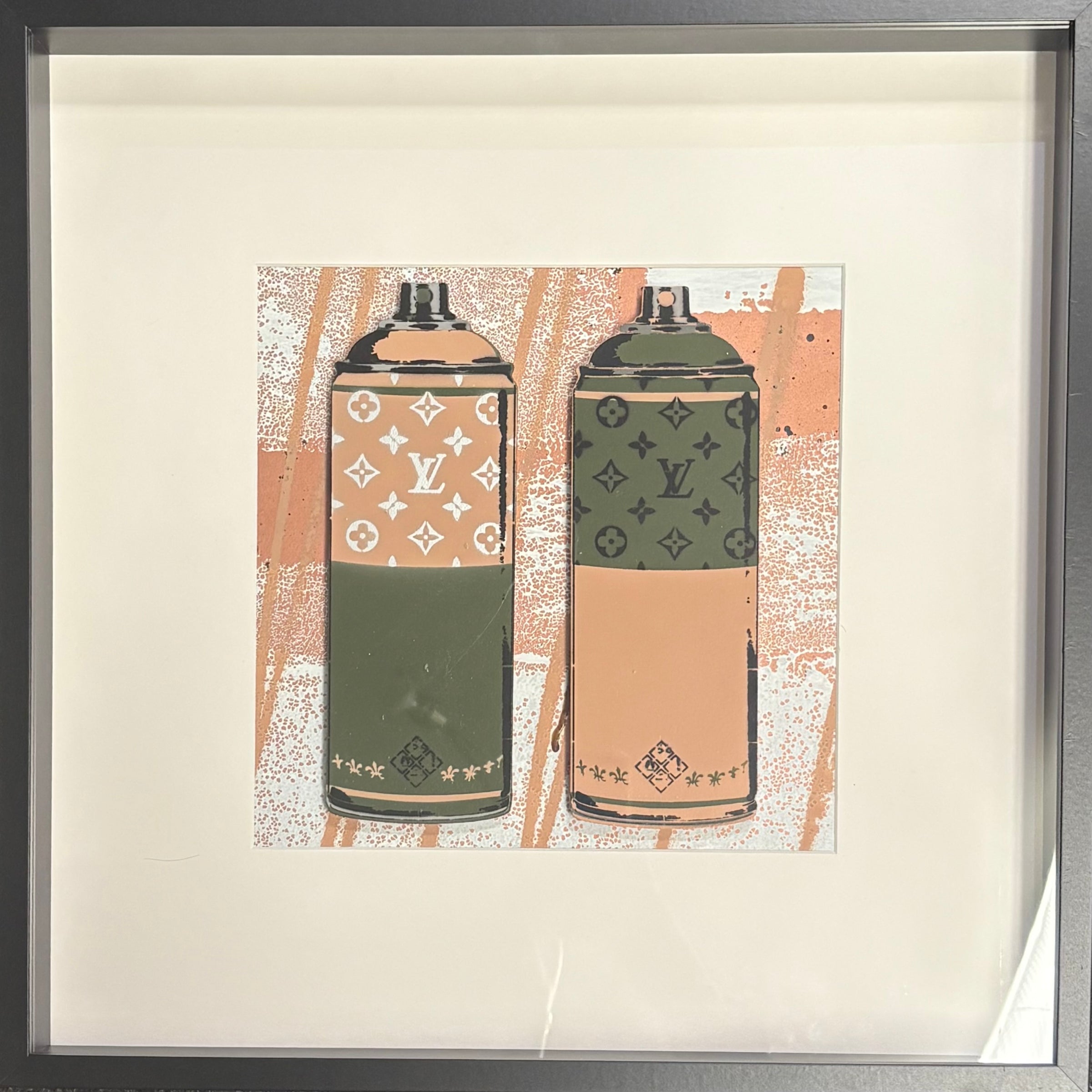 Artlord - Peasant Repellent (LV - Green & Brown), 2025 (Painting) - Ethos Arts Inc.