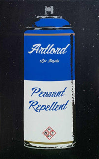 Artlord - Peasant Repellent (Blue), 2021 (Painting) - Ethos Arts Inc.