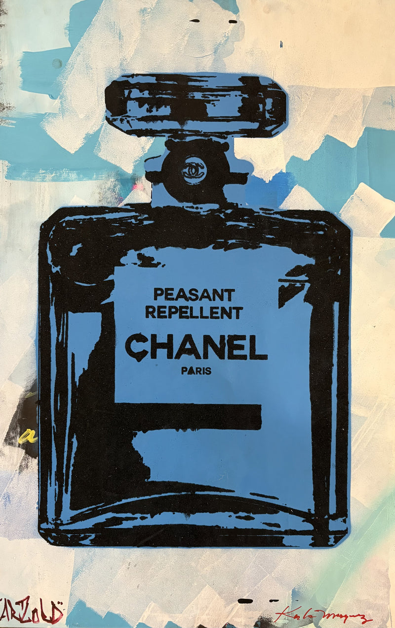 Artlord - Peasant Repellent (Chanel Perfume - Blue), 2025 () - Ethos Arts Inc.