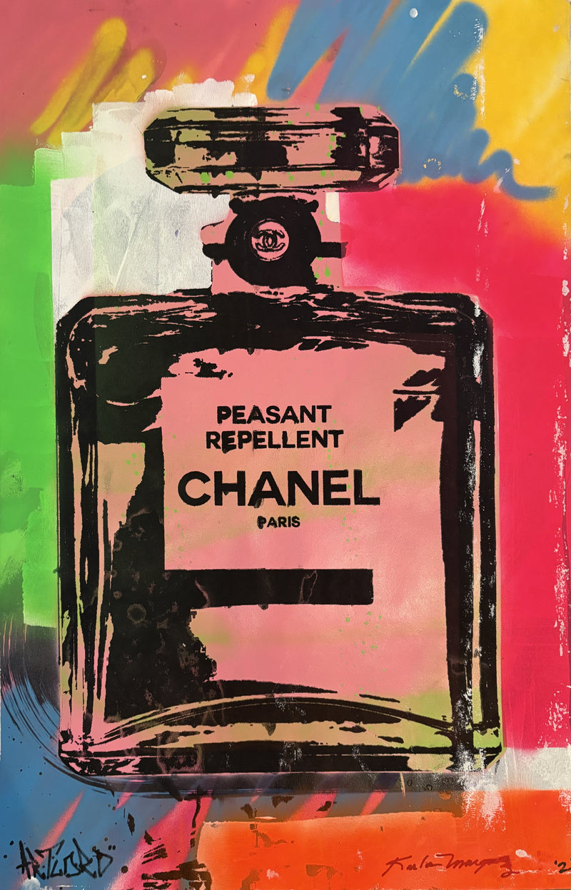 Artlord - Peasant Repellent (Chanel Perfume - Pink & Green), 2025 () - Ethos Arts Inc.