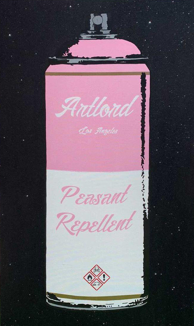 Artlord- Peasant Repellent (Pink) (Painting) - Ethos Arts Inc.