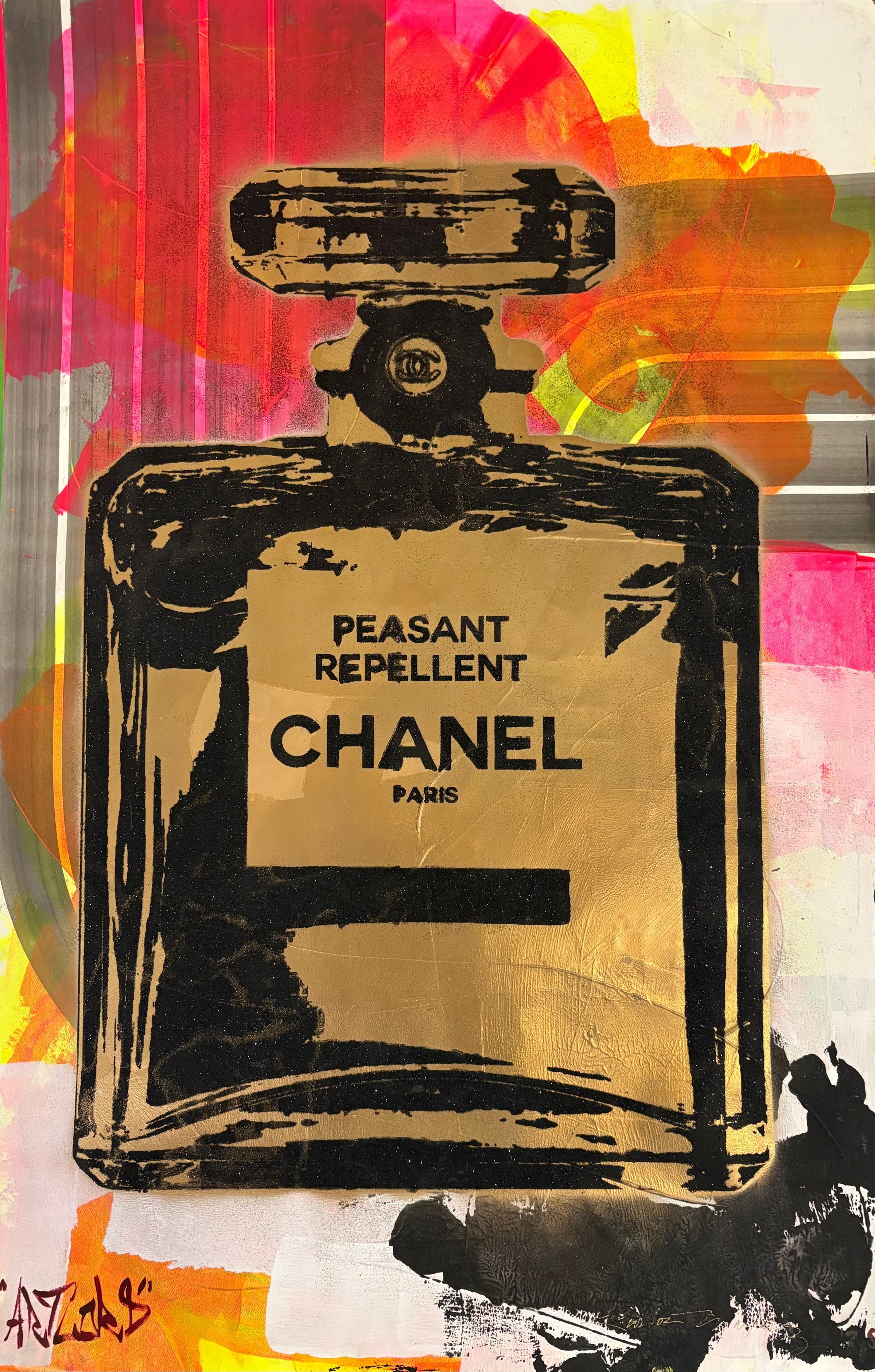 Artlord - Peasant Repellent (Chanel Perfume - Gold), 2025 () - Ethos Arts Inc.