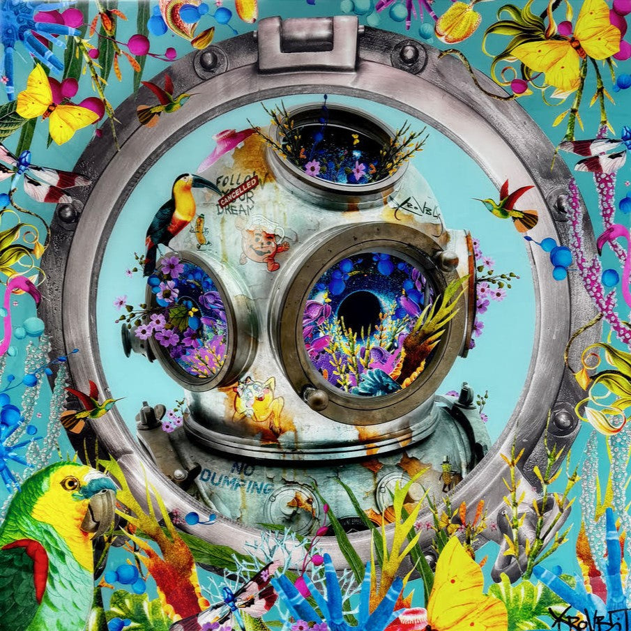 David Krovblit - Portholes (1/1), 2025 (Painting) - Ethos Arts Inc.