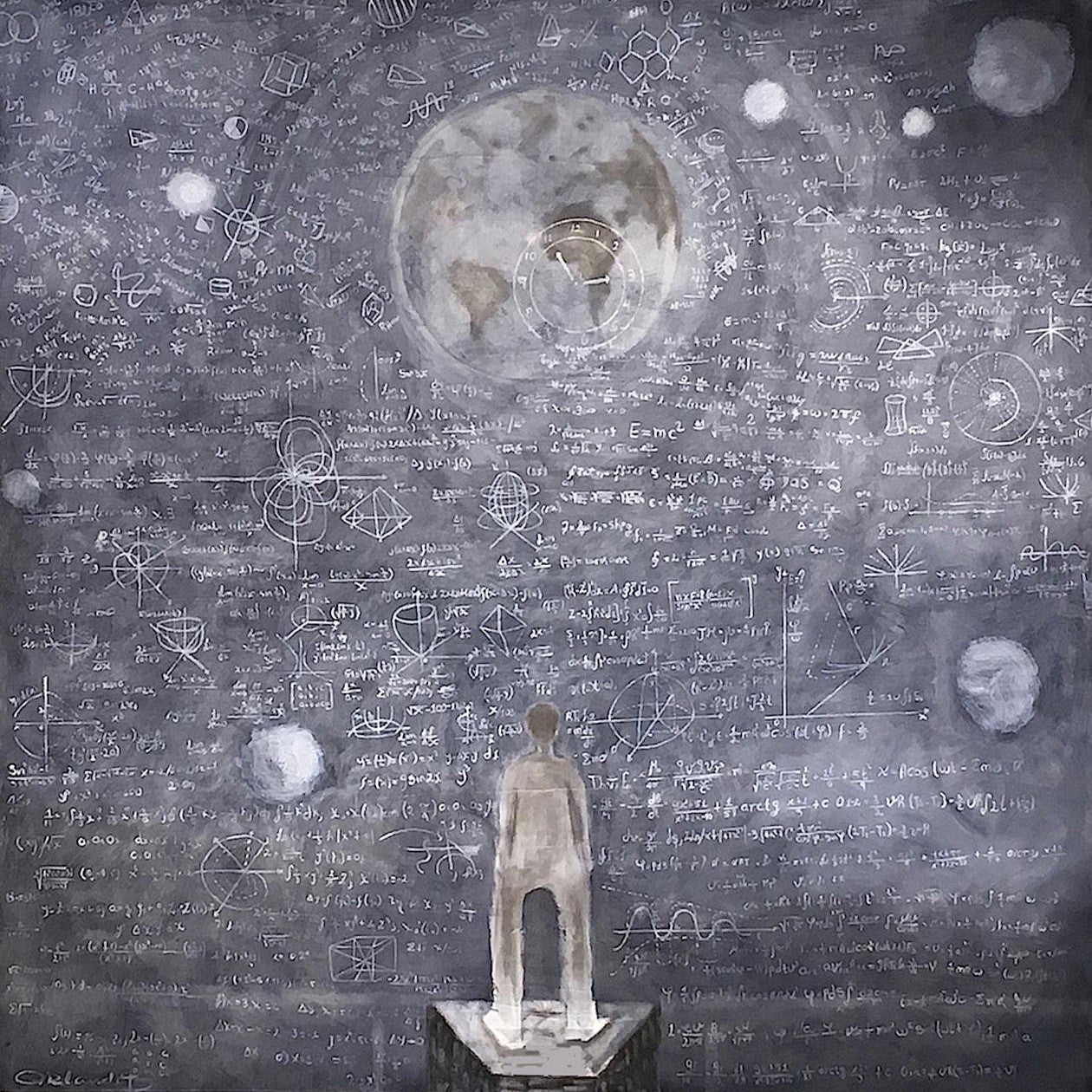 Orlando Agudelo-Botero - CIENCIA (Science) (Painting) - Ethos Arts Inc.