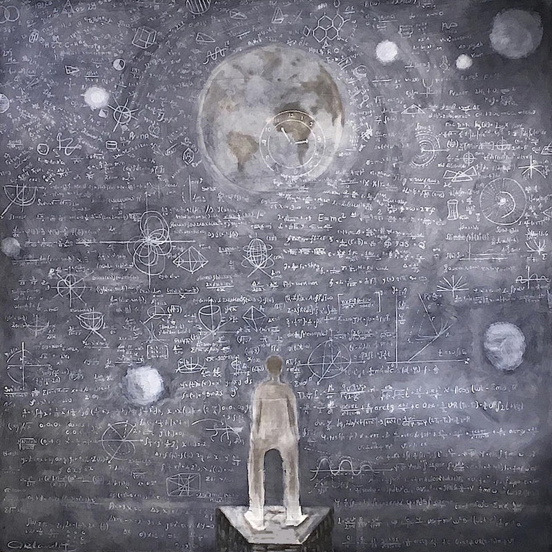 Orlando Agudelo-Botero - CIENCIA (Science) (Painting) - Ethos Arts Inc.
