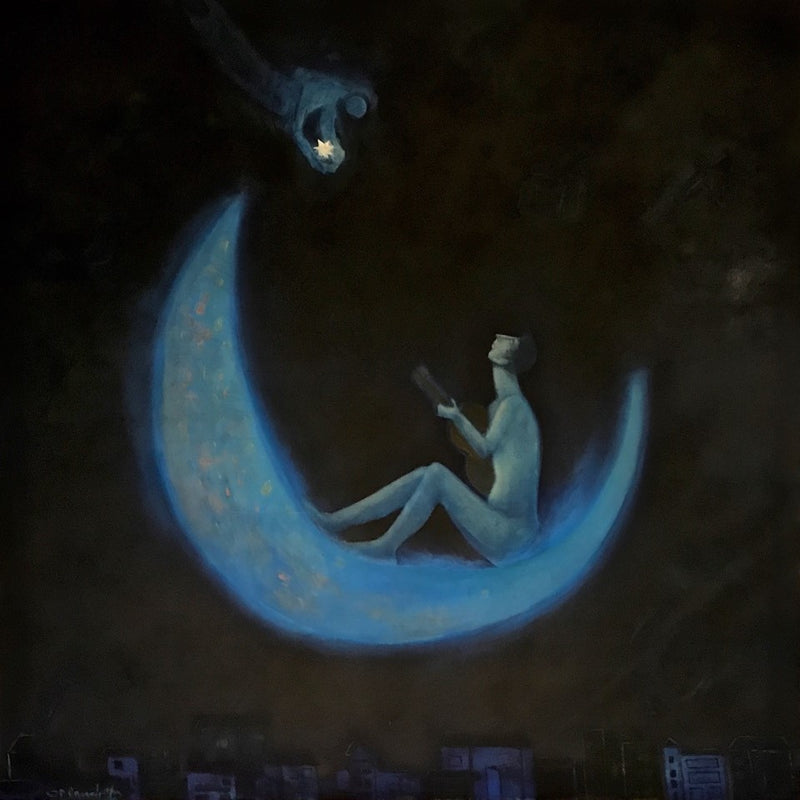 Orlando Agudelo-Botero - SERENATA A VENUS (Serenade to Venus) (Painting) - Ethos Arts Inc.