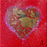Small 4" x 4" Heart for Haiti