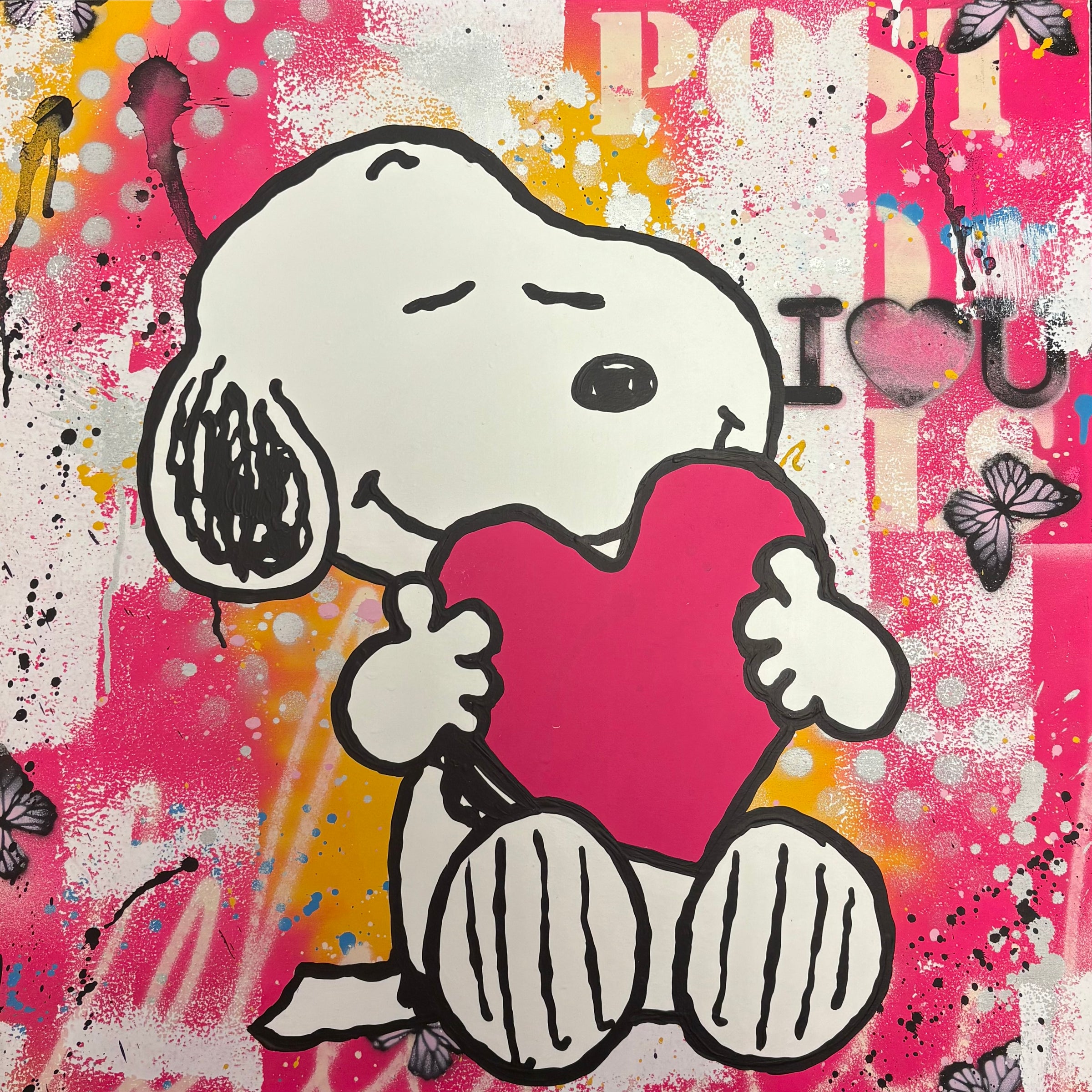 Artlord - Snoopy Loves Pink, 2025 () - Ethos Arts Inc.