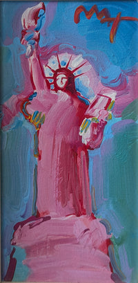 Peter Max - Statue of Liberty (Painting) - Ethos Arts Inc.