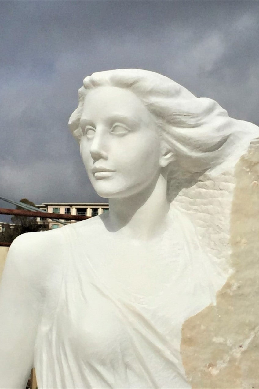 Marton Varo - Stepping Out (Sculpture) - Ethos Arts Inc.