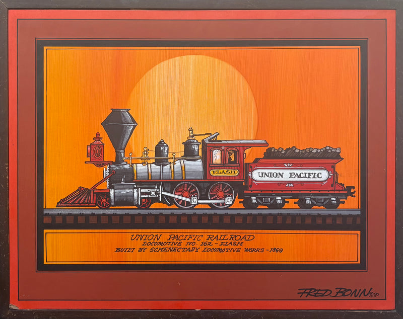 Fred Bonn - Union Pacific Railroad (Painting) - Ethos Arts Inc.