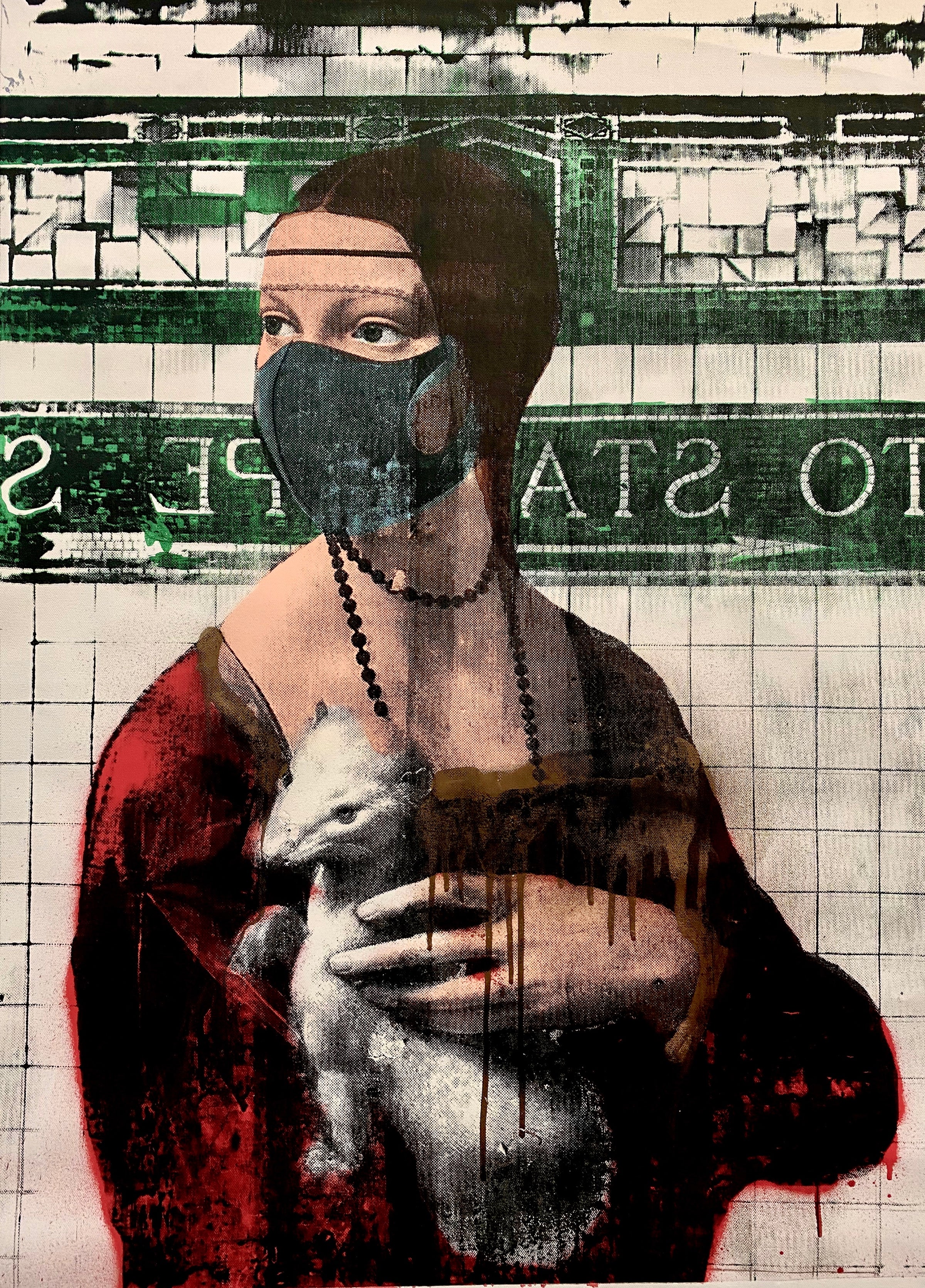 Russian Doll  -  Lady with an Ermine, 2020